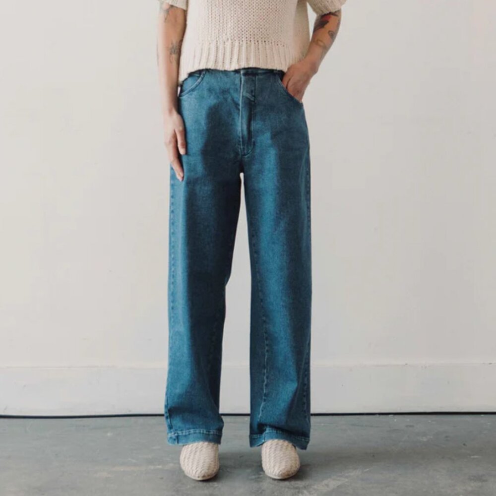 Cordera Straight Denim pants, Indigo